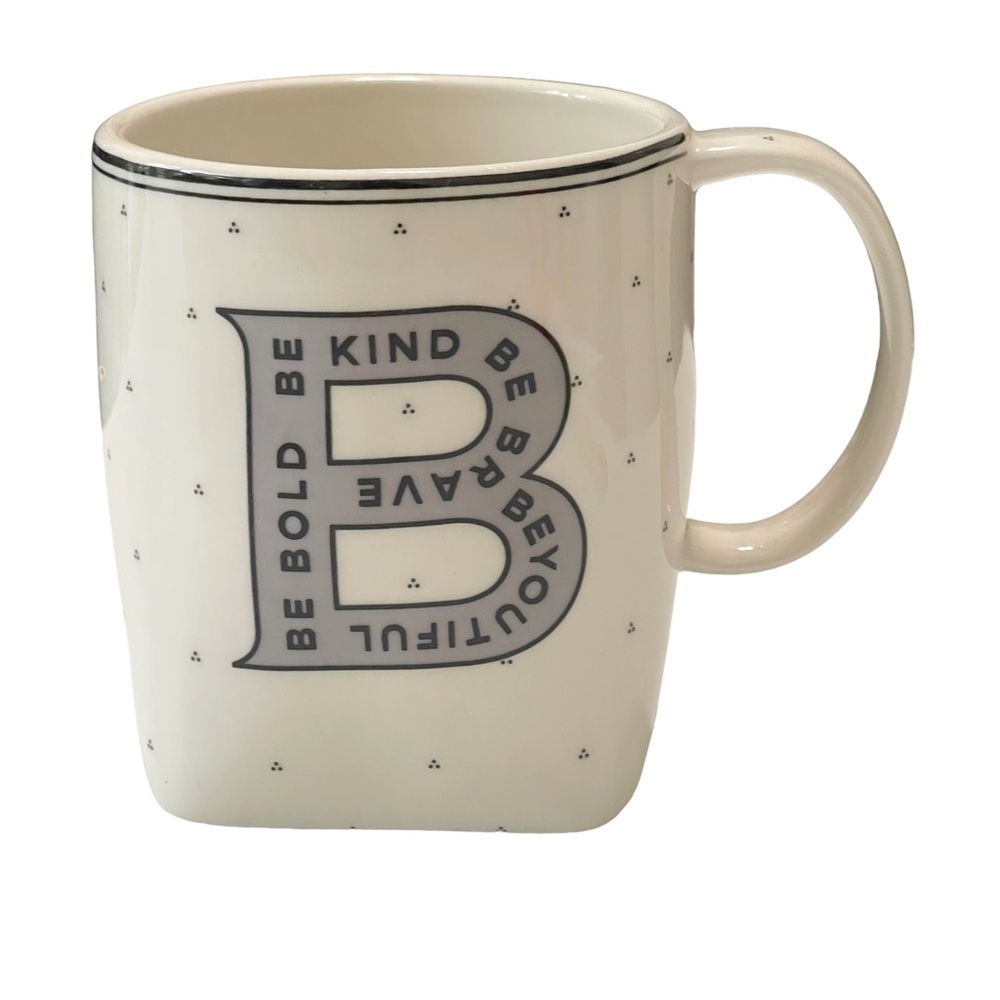 Anthropologie Drop Cap Monogram B Mug